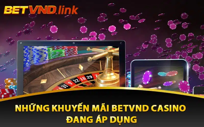 Những khuyến mãi Betvnd casino đang áp dụng